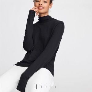 rag & bone Ribbed Turtleneck Black sz XS
